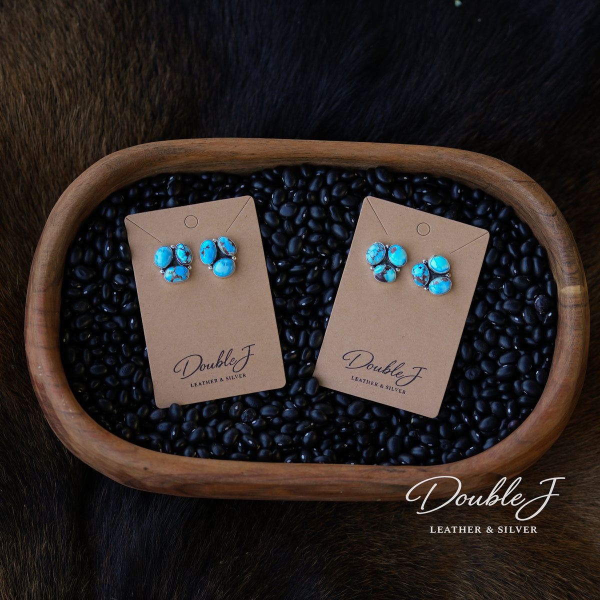 Golden Hills Cluster Earrings