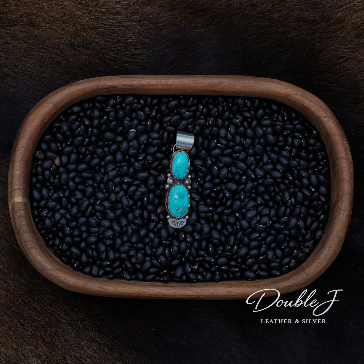 White Water Turquoise Pendant