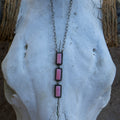 Pink Conch Lariat