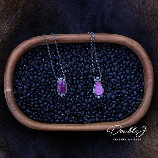 Purple Spiny Necklace