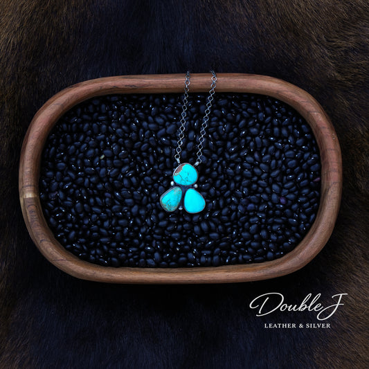 Royston Turquoise Cluster Necklace