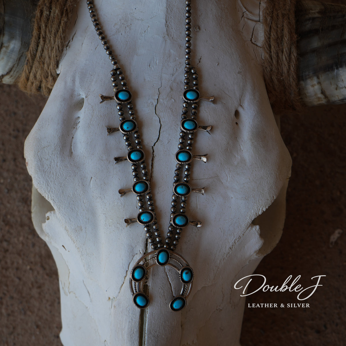 Turquoise Squash Blossom