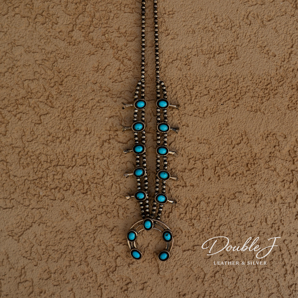 Turquoise Squash Blossom